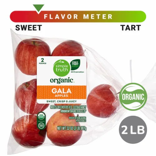 Apple Royal Gala Organic (2lb/bag)