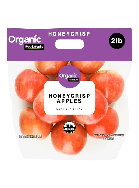 Apple HoneyCrisp Organic (2lb/bag)
