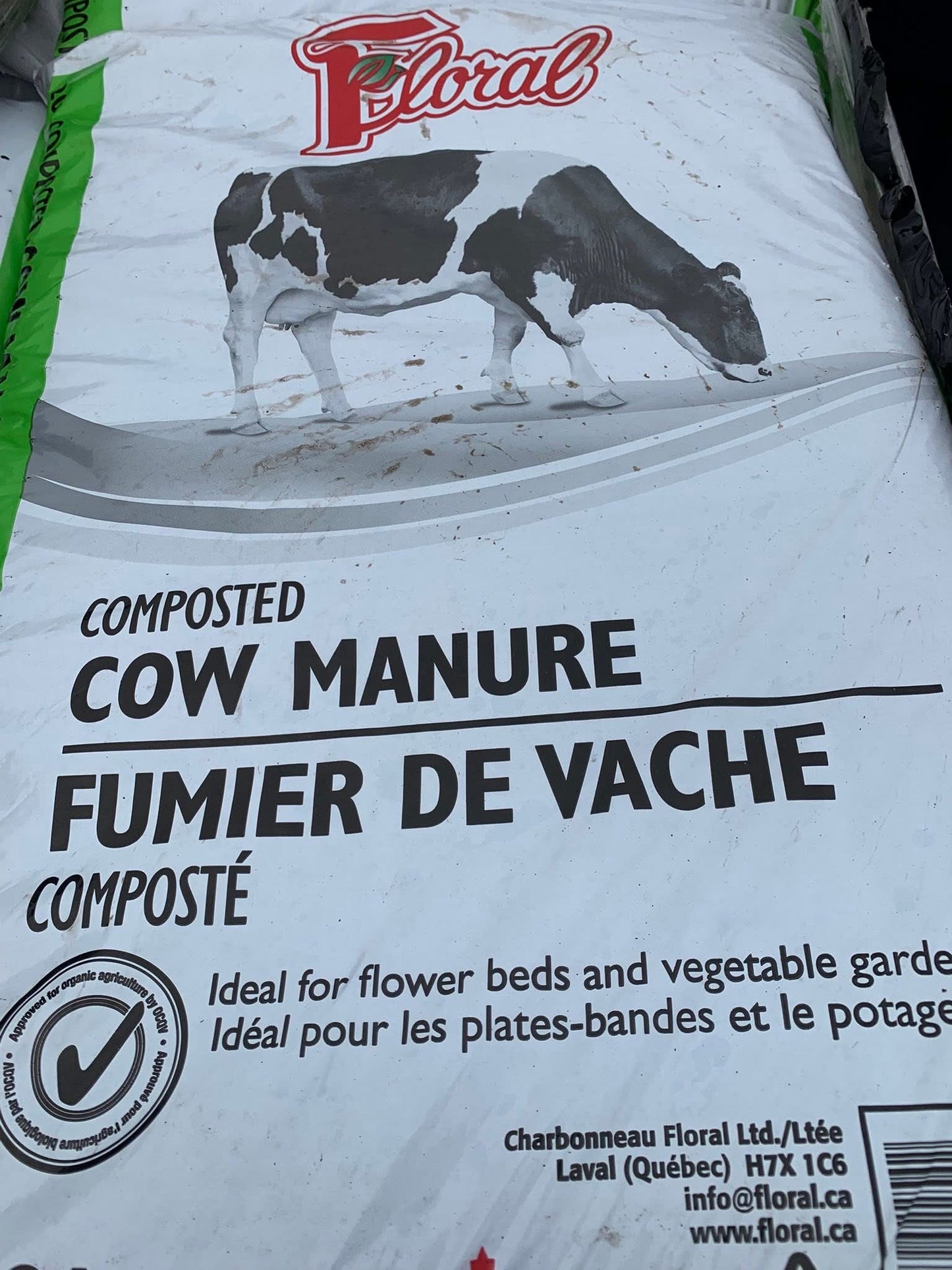 (Composted)Cow Manure 8kg/bag