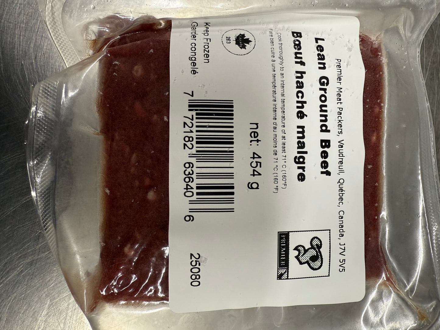 Lean Ground Beef (1lb, frozen)