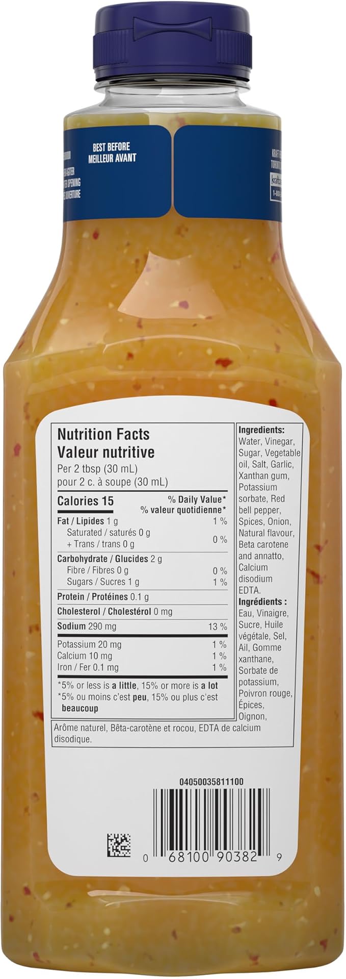Kraft Italian Calorie-Wise Salad Dressing (425 ml Bottle)