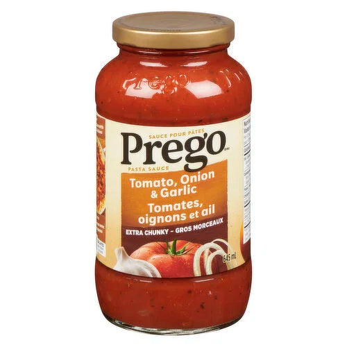Prego Pasta Sauce ( Tomato, Onion & Garlic)