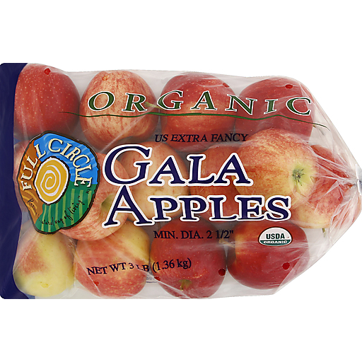 Apple Gala Organic 3lb/bag