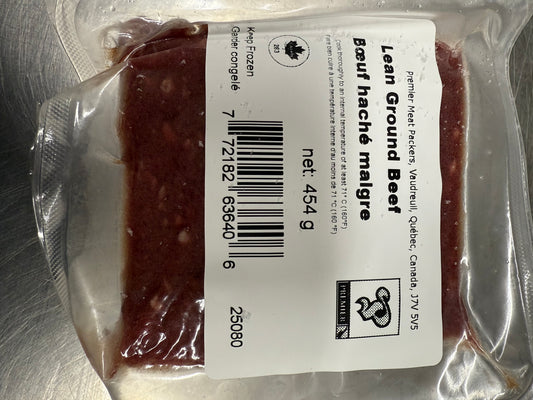 Lean Ground Beef (1lb, frozen)