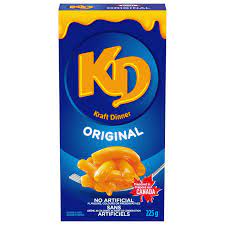 Kraft dinner KD